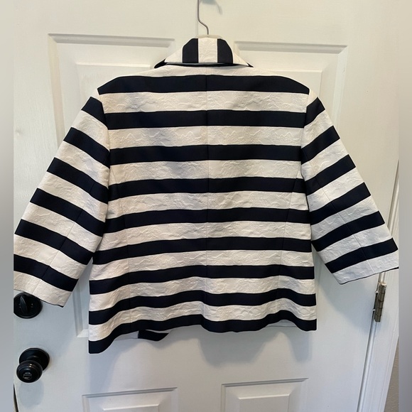 Worth jacket. Blue and white stripe. Beautiful material - Picture 4 of 4